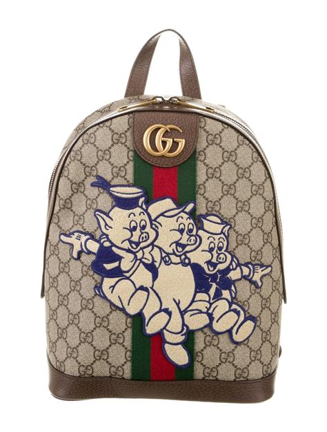 three little pigs gucci backpack|Gucci flying pig sweater.